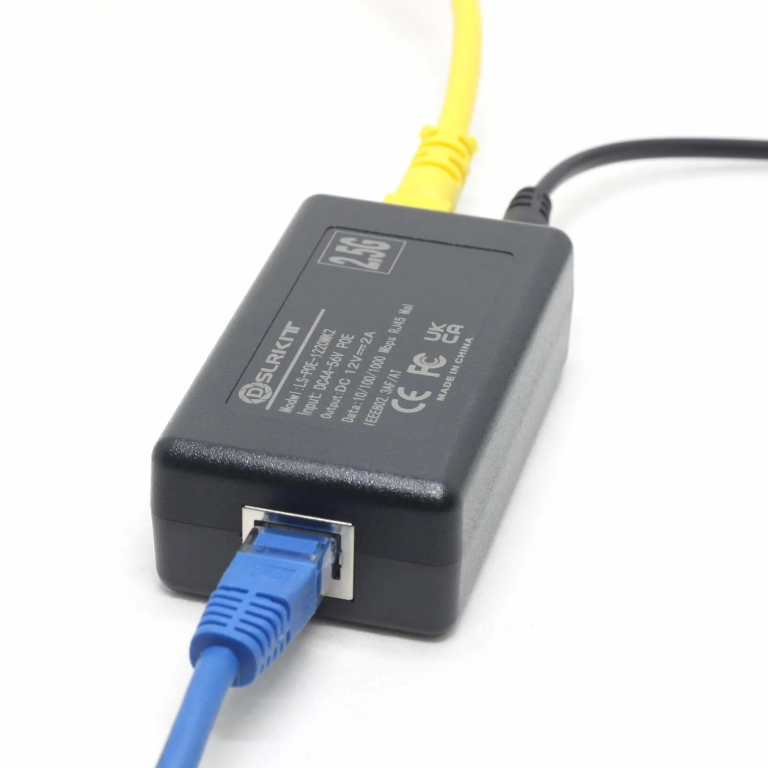 Rozdzielacz PoE 2.5G Gigabit 12V 2A 24W DC 5,5x2,1mm Ethernet 802.3AT