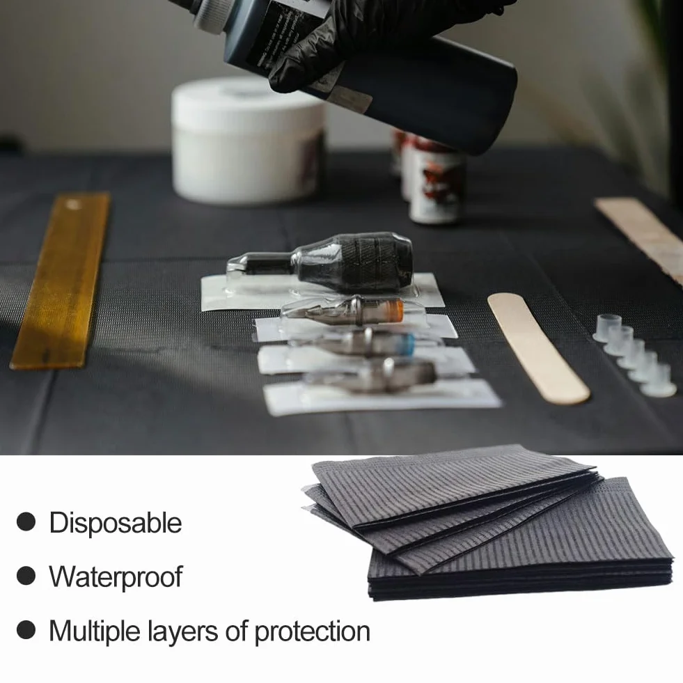 Jednorazowe śliniaki dentystyczne do tatuażu 33 cm