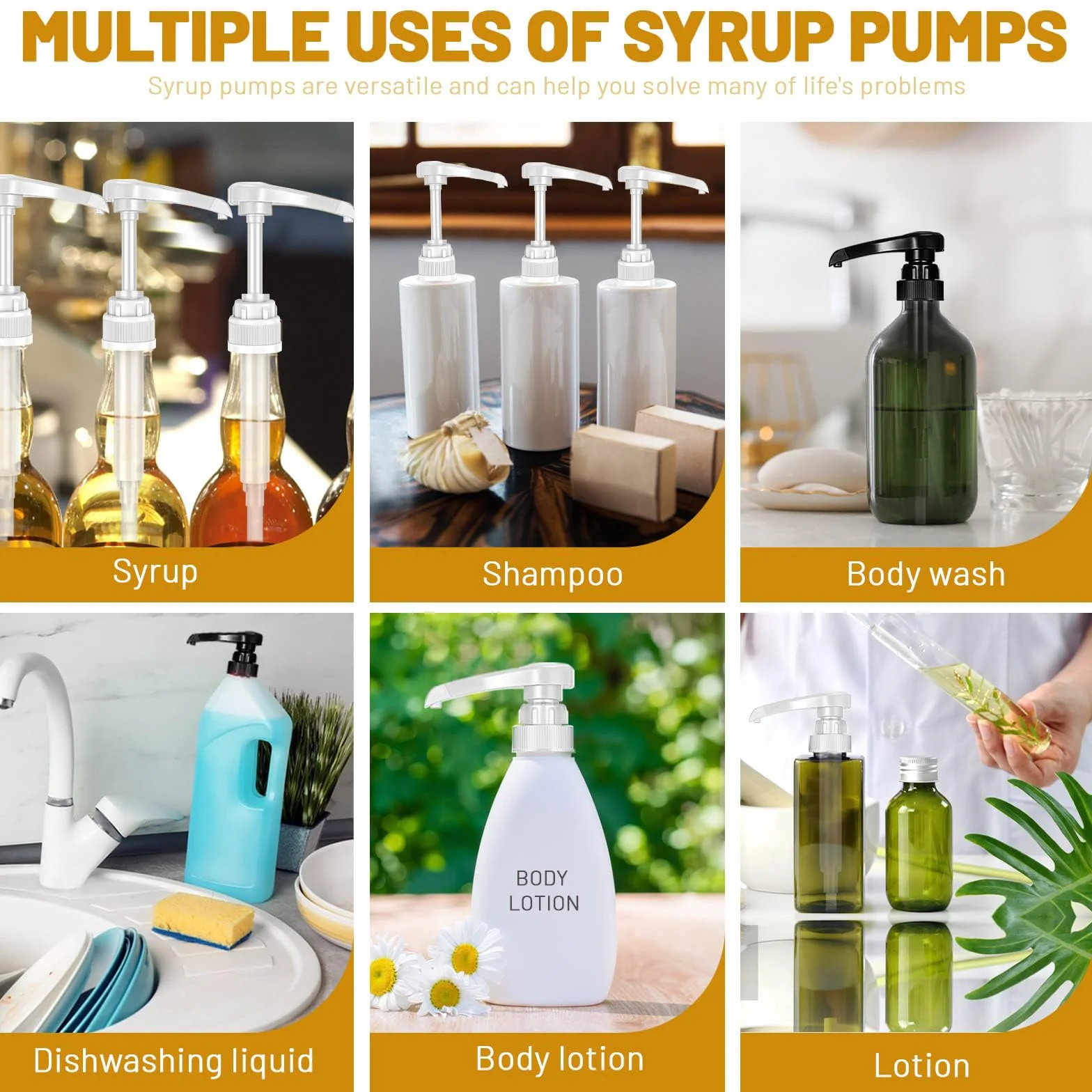 Dozownik syropu z długimi wężami 500 ml/1000 ml