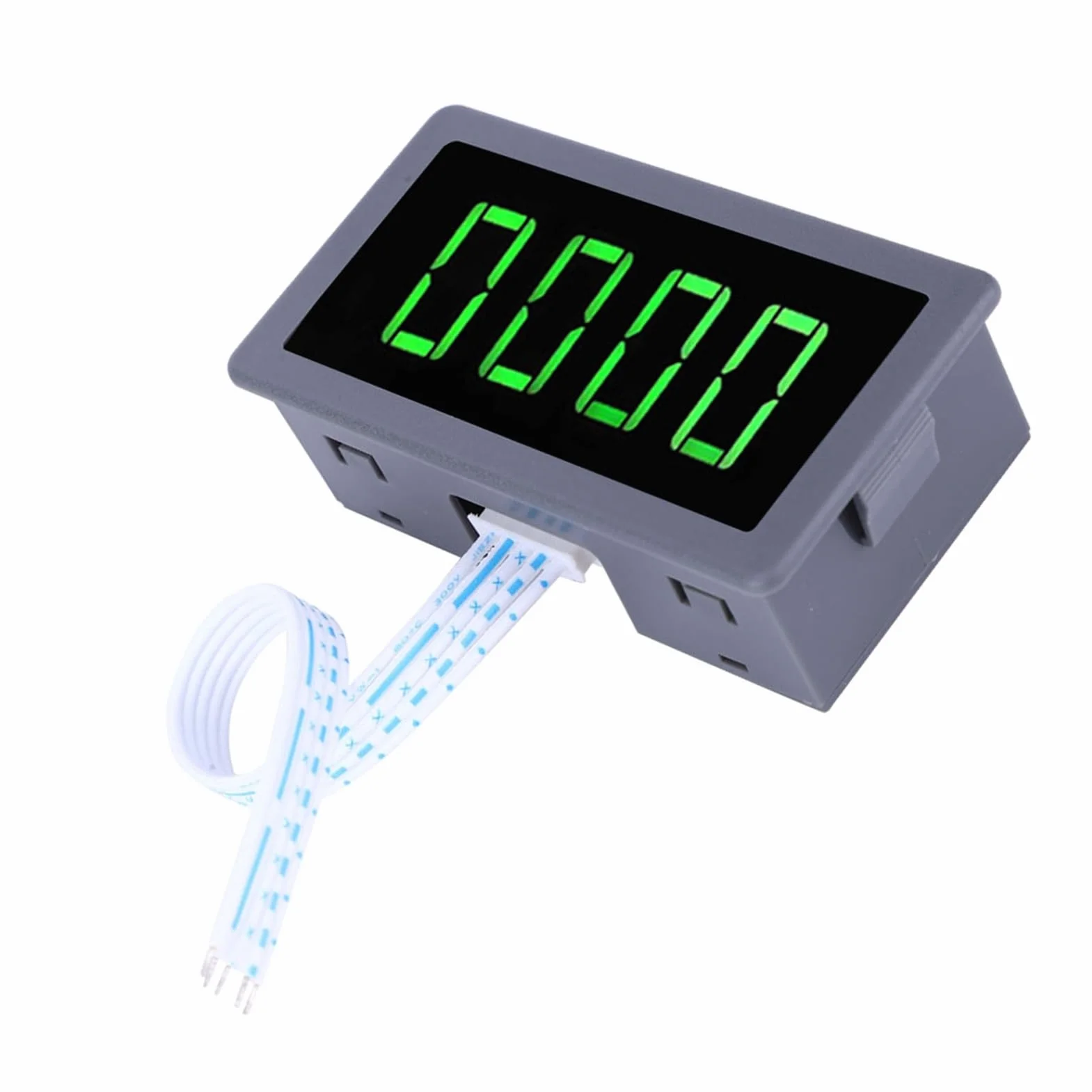 Zielony 4-cyfrowy Obrotomierz LED, Czujnik Zbliżeniowy Halla, Czujnik Magnetyczny, Miernik Prędkości Obrotowej dla Piły łańcuchowej, Kosiarki, Generatora Sprężarki Powietrza