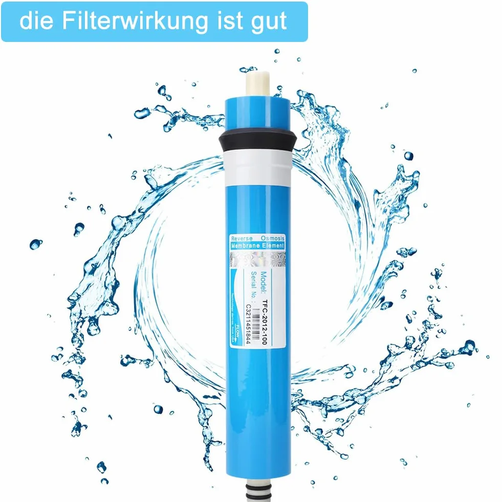 Filtr do Wody Acuto 50 75 100 GPD Domowy Filtr Membranowy Odwróconej Osmozy RO Niebieski