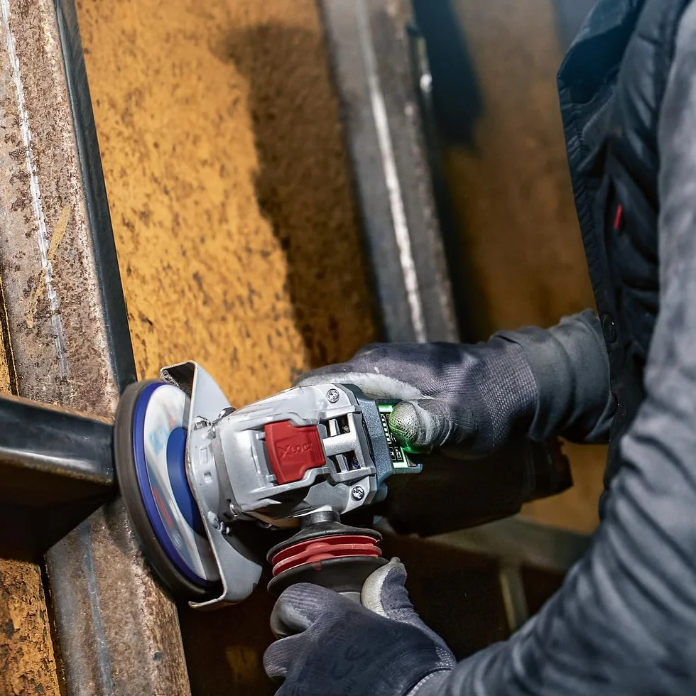 Bosch 1x Tarcza czyszcząca PRO Multi Material N377 (do Blachy stalowe, Stal, Ø 125 mm, Ziarnistość, Professional Akcesoria Mała szlifierka kątowa)