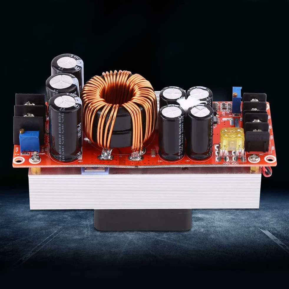 Boost Step-up DC-DC 1500 W, Moduł doładowania dla urządzeń elektrycznych, DC-DC Boost Converter Step-up Moduł Zasilania w 10~60 V out 12~90 V