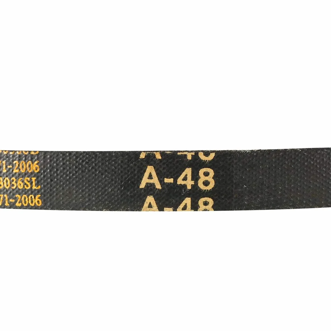 sourcing map A-48 pasek klinowy 48" długość podziału, obwód wewnętrzny 47", szerokość 13 mm, grubość 8 mm, przemysłowy gumowy pasek transferowy