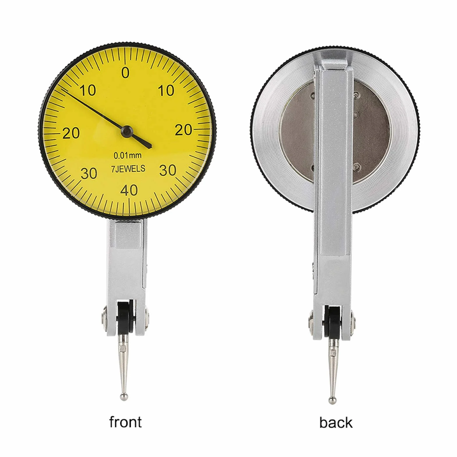 Elprico Dial Test Indicator, Präzision 0,01 mm, Metrisch, Hebelmessgerät, mit Aufbewahrungskoffer