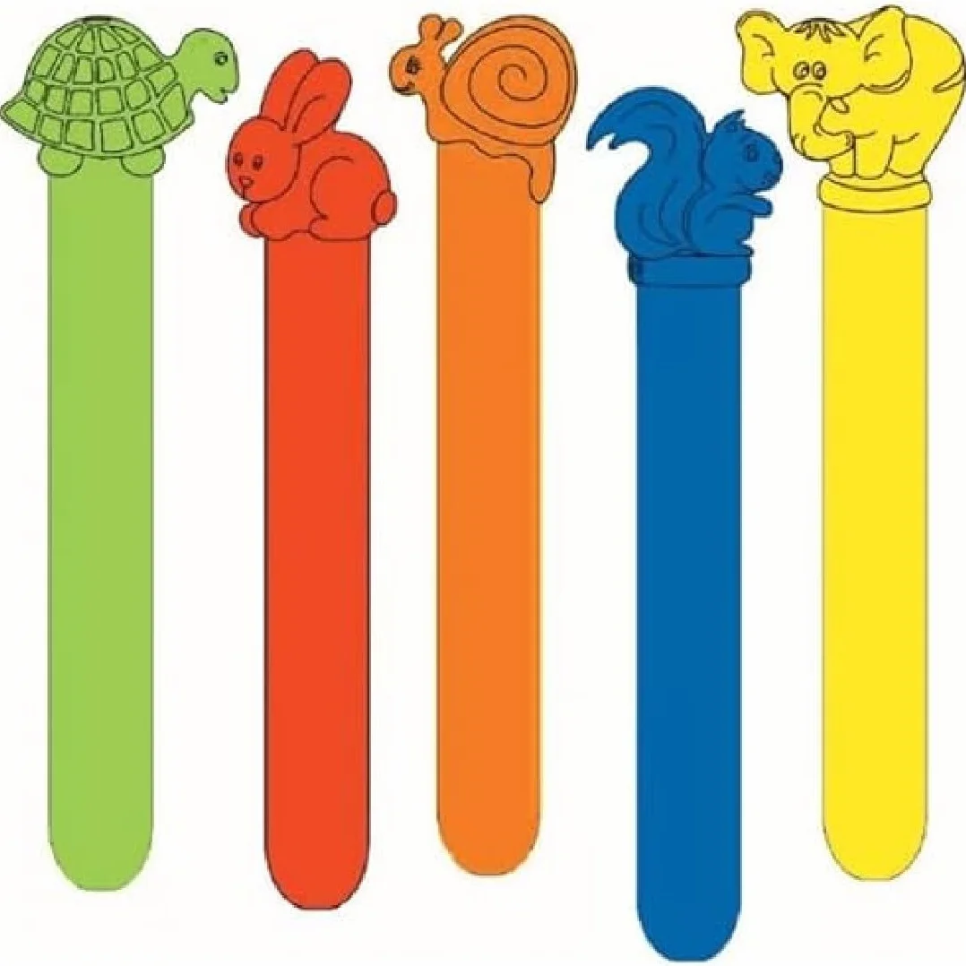GiMa 25505 szpatułka do pediatric, z tworzywa sztucznego, szpatułka, pałeczka, lollipop, dla dzieci
