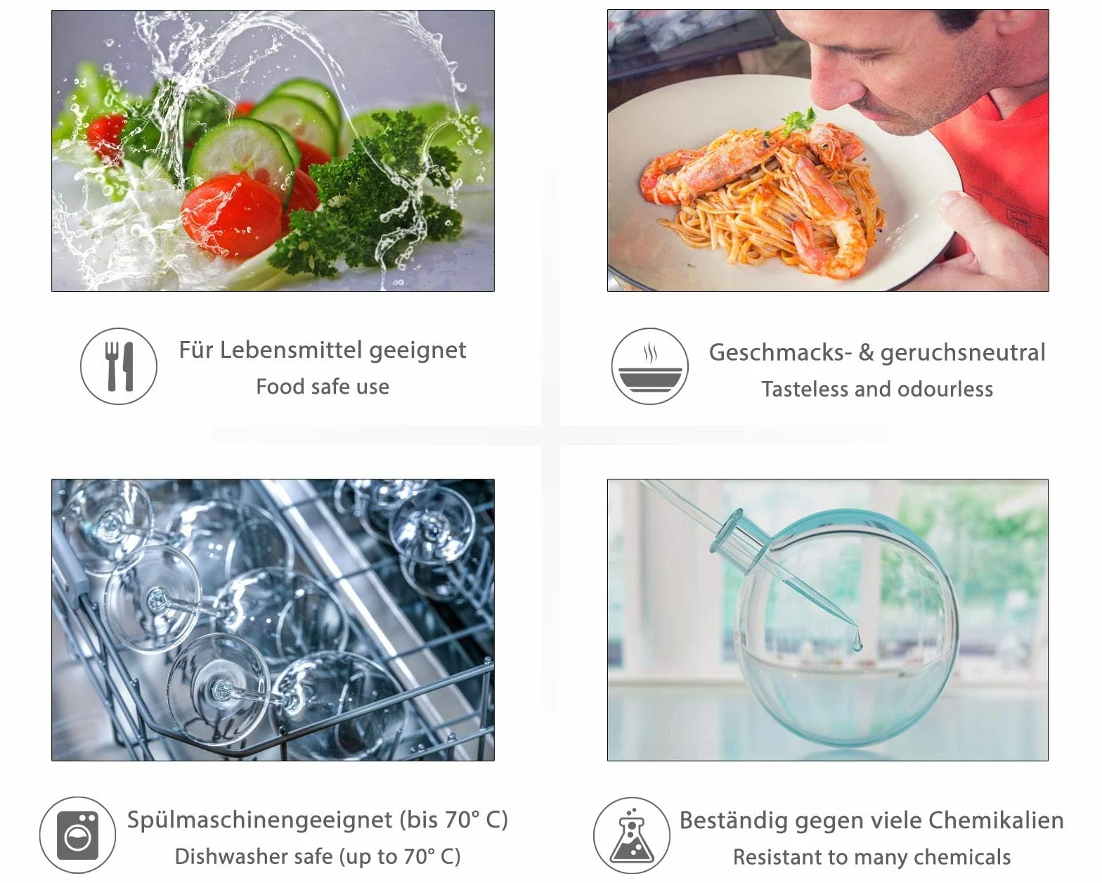 Octopus butelki HDPE 100 ml z czarnymi zakrętkami
