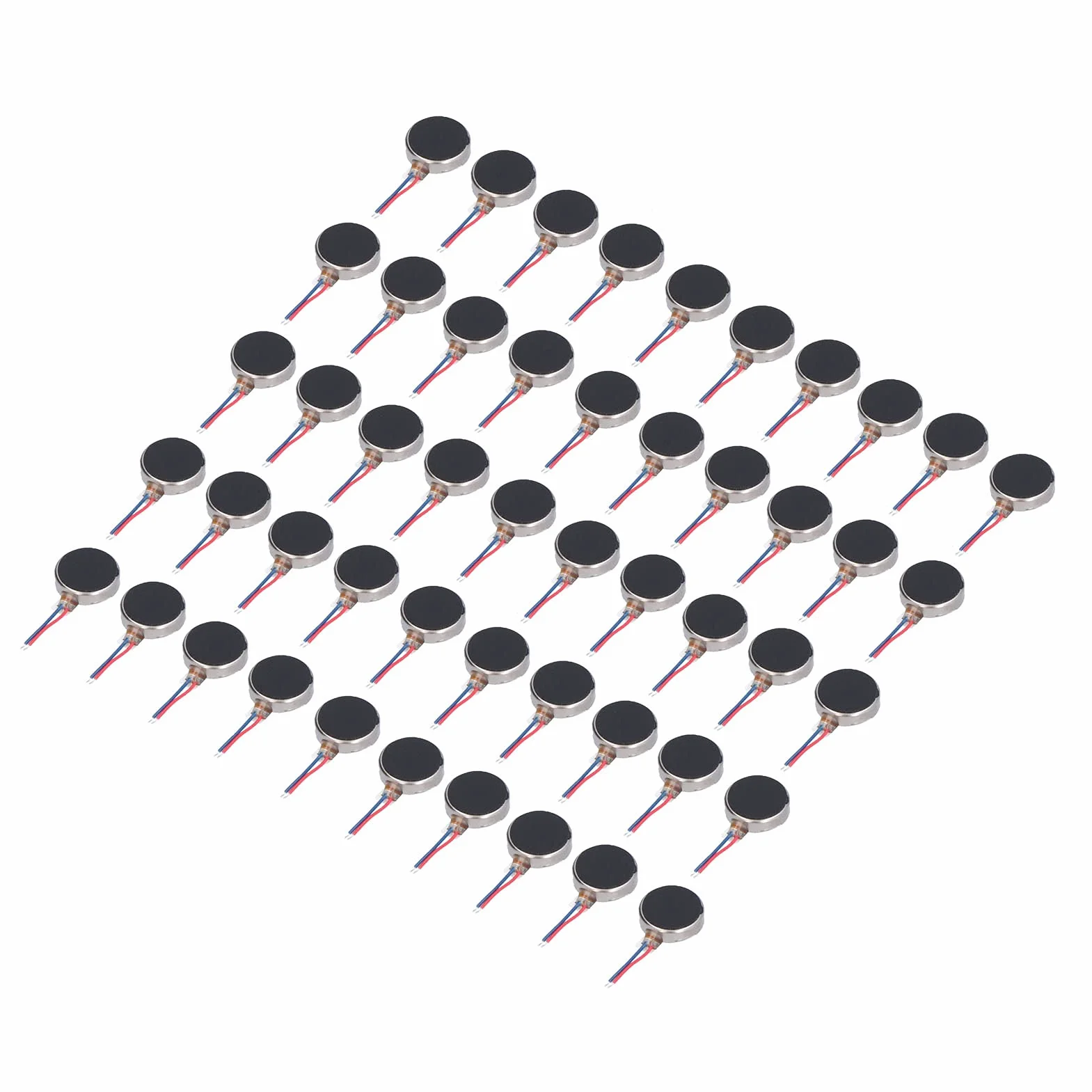 50pcs Mini DC Vibration Motor 3V 10x2.7mm Low Noise Micro Motor for Arduino