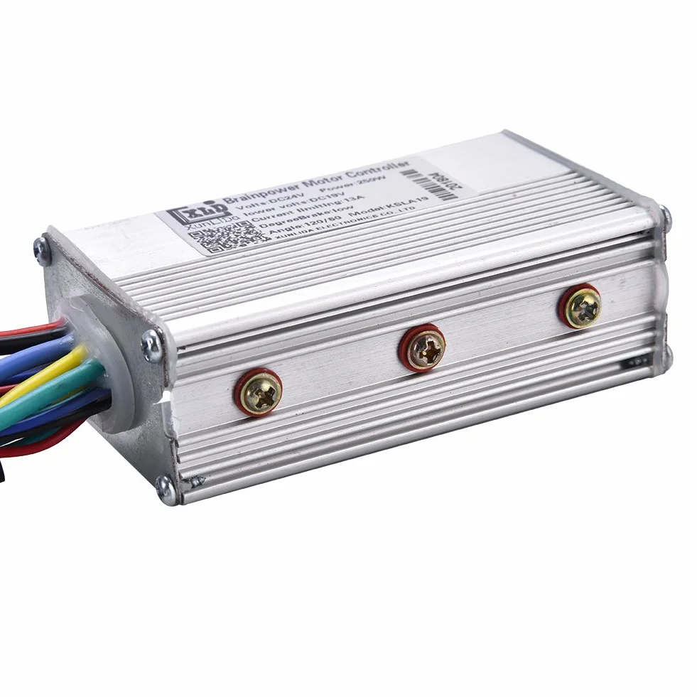 Bezszczotkowy sterownik silnika 24 V 250 W do roweru elektrycznego, hulajnogi elektrycznej