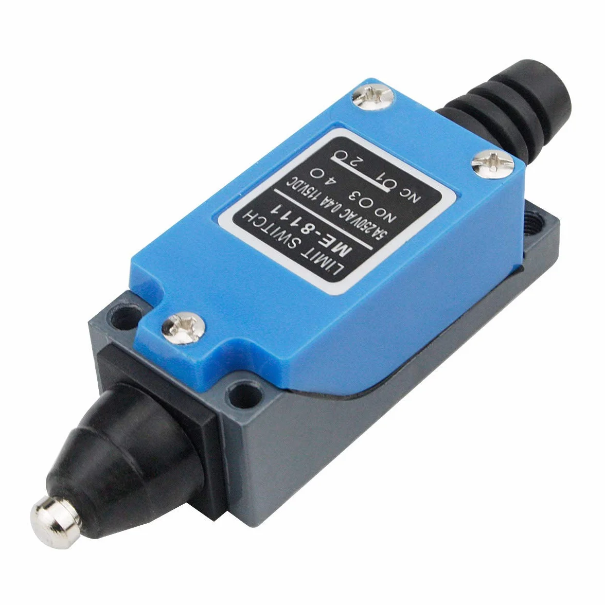 GUUZI 4 sztuk Tłok Wyłącznik Krańcowy 1NC 1NO ME-8111 Tłok Chwilowy Wyłącznik Krańcowy do Młyna CNC Drukarka 3D Przełącznik Drzwi 0~250V/5A