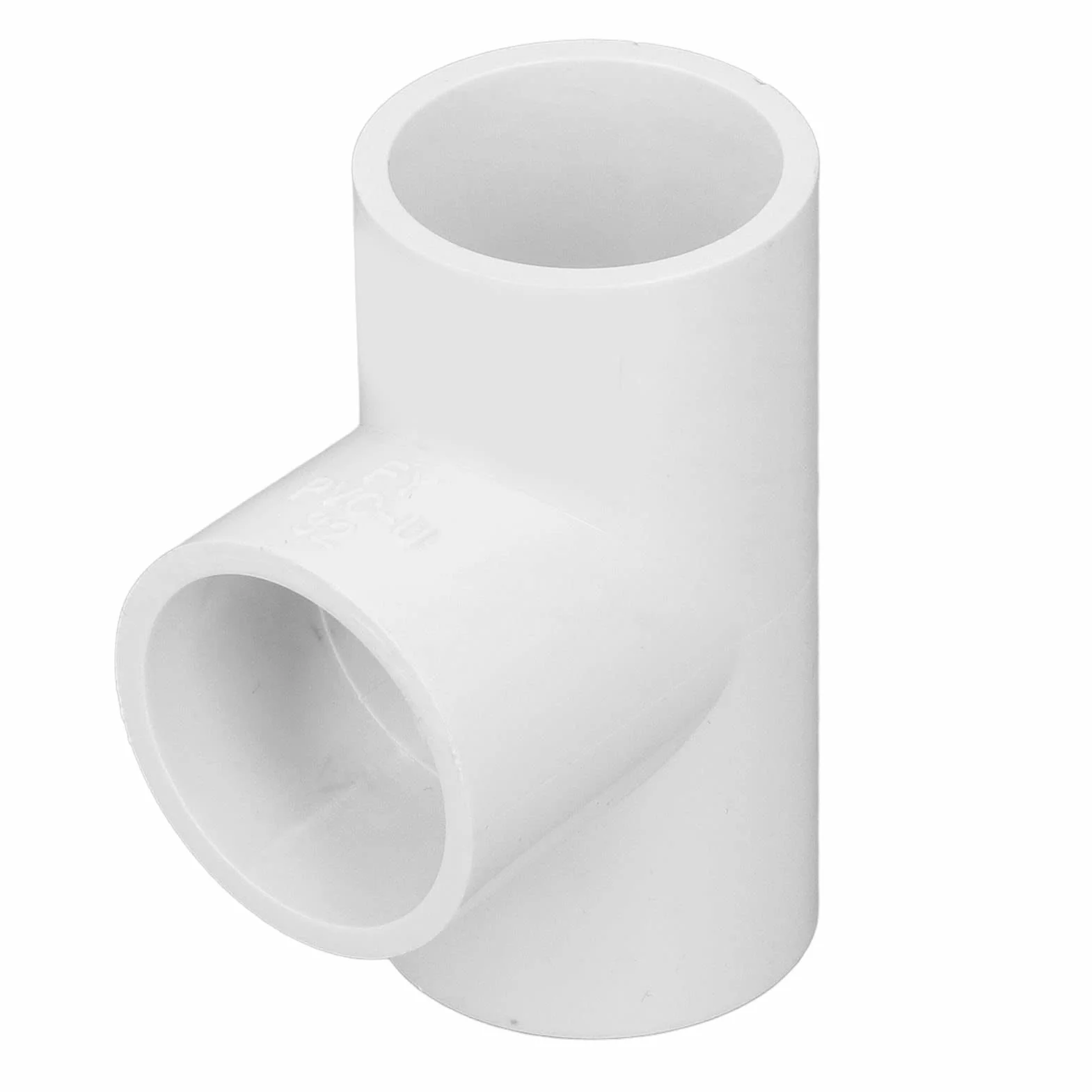 Łącznik rurowy PCW trójdrożny 20 mm 25 mm 32 mm biały do instalacji wodnej