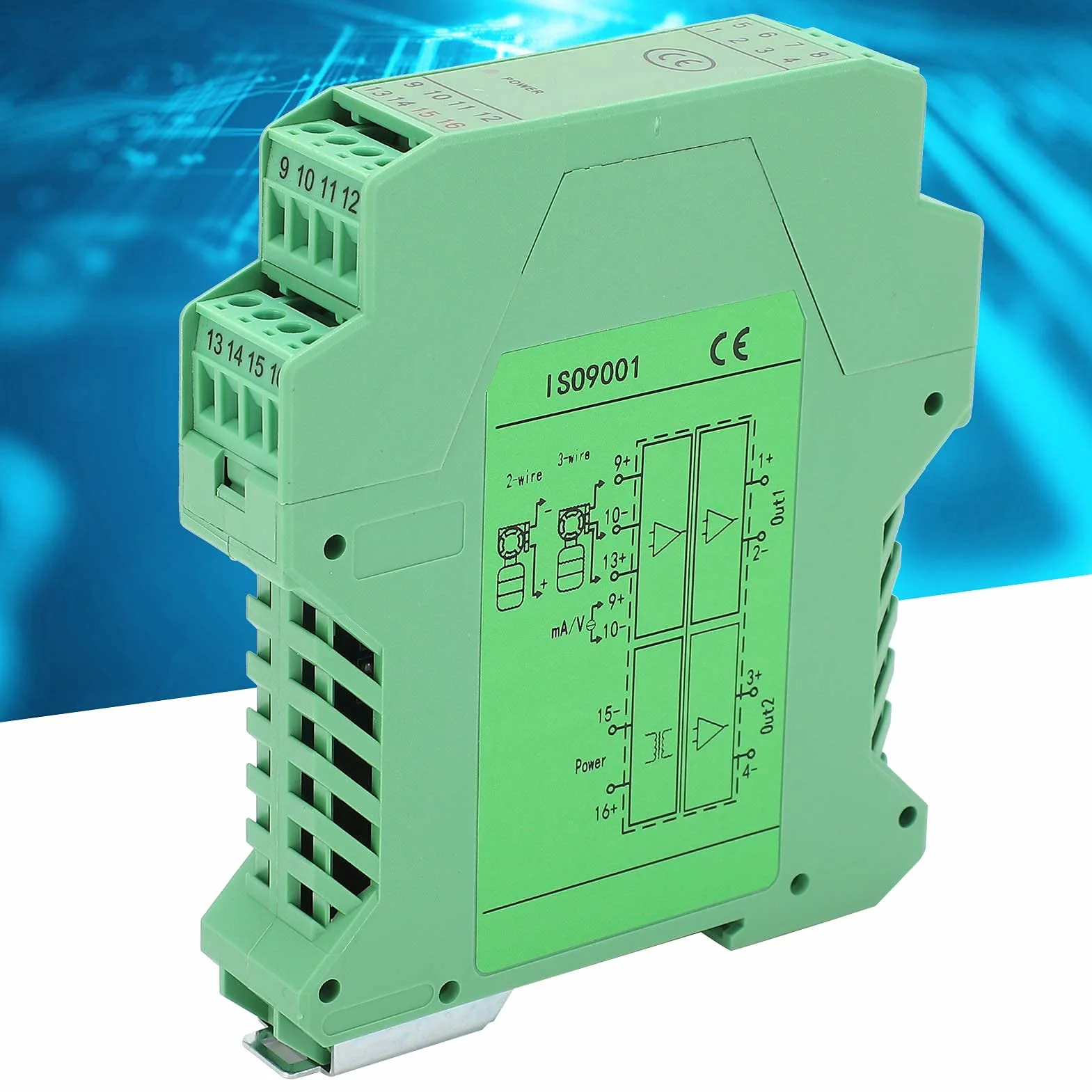 Izolator Sygnału Prądowego DC 24V 4-20mA PLC Nadajnik Kondycjoner Sygnału