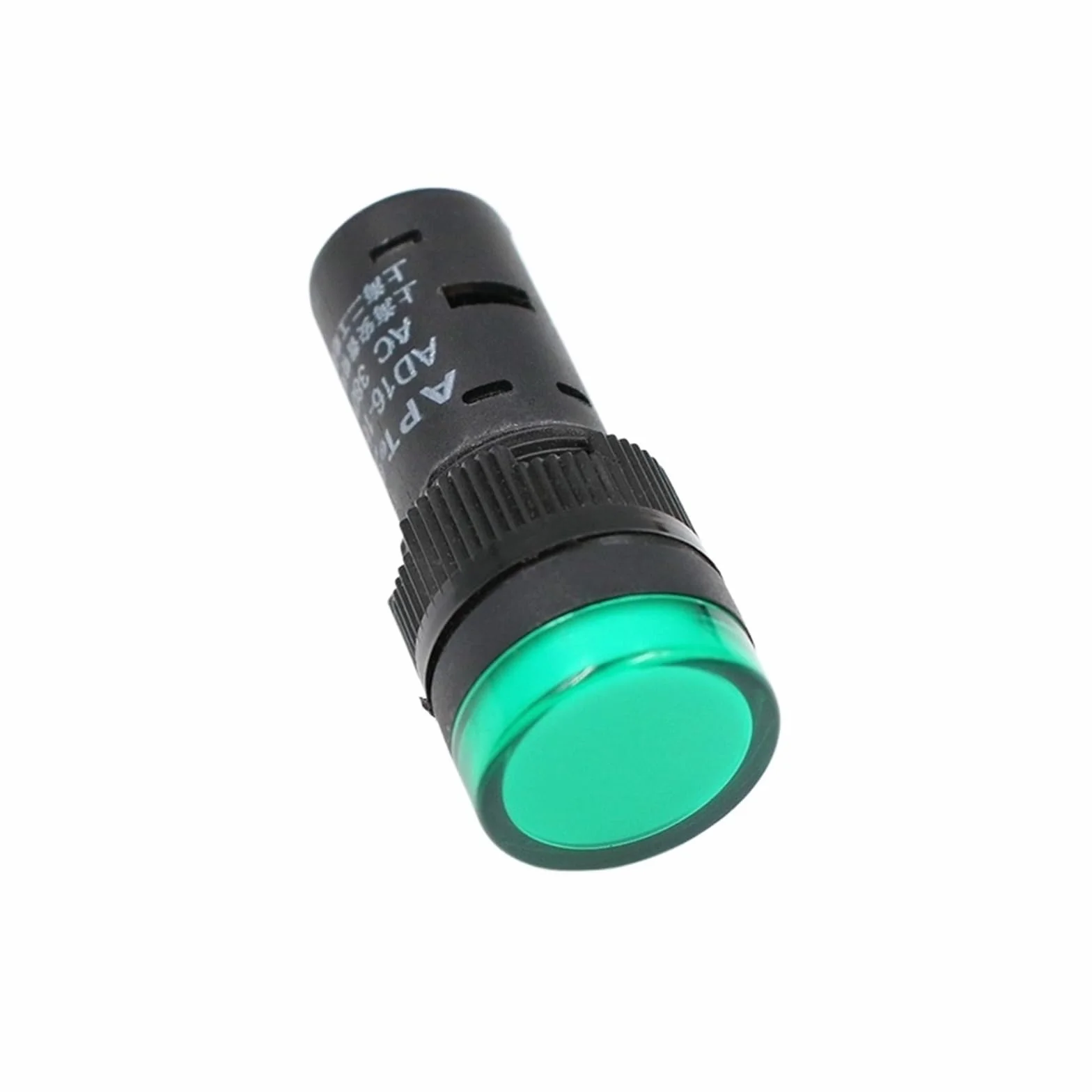 Lampka LED 16mm do montażu panelowego sygnał pilota 12V 24V 110V 220V 380V Zielony