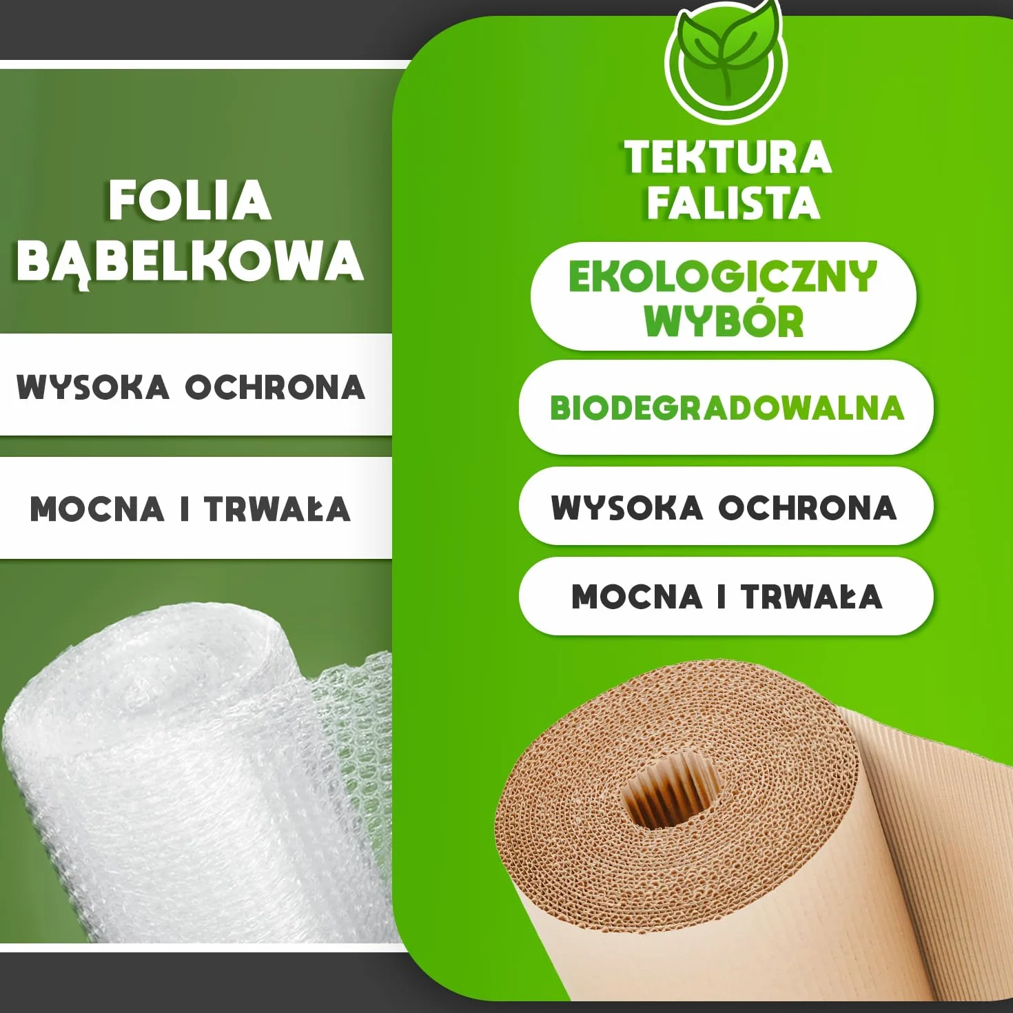 V1 TRADE Rolka tektury falistej 40 cm x 10 m 190 g/m2 materiał opakowaniowy