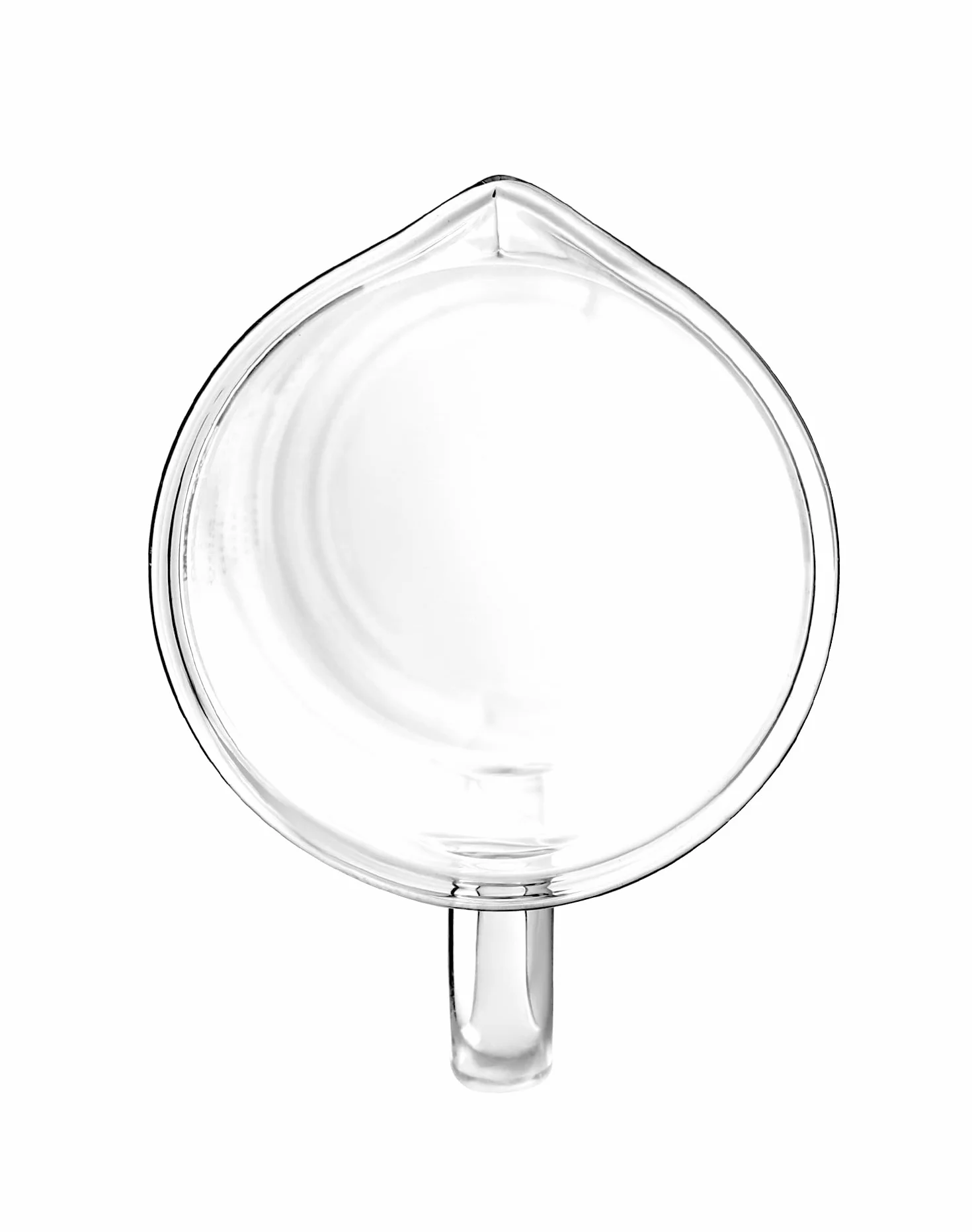QWORK® 500ml Beaker Mug with Handle, Borosilicate Glass Measuring Cup, 2 Pack