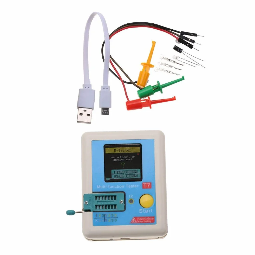 LCR-T7 TFT Transistor-Tester Multifunktions Farbige Grafikanzeige
