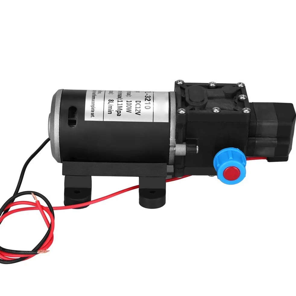 Pompa Wodna 12V DC 100W 8L/Min 160Psi Samozasysająca Membranowa