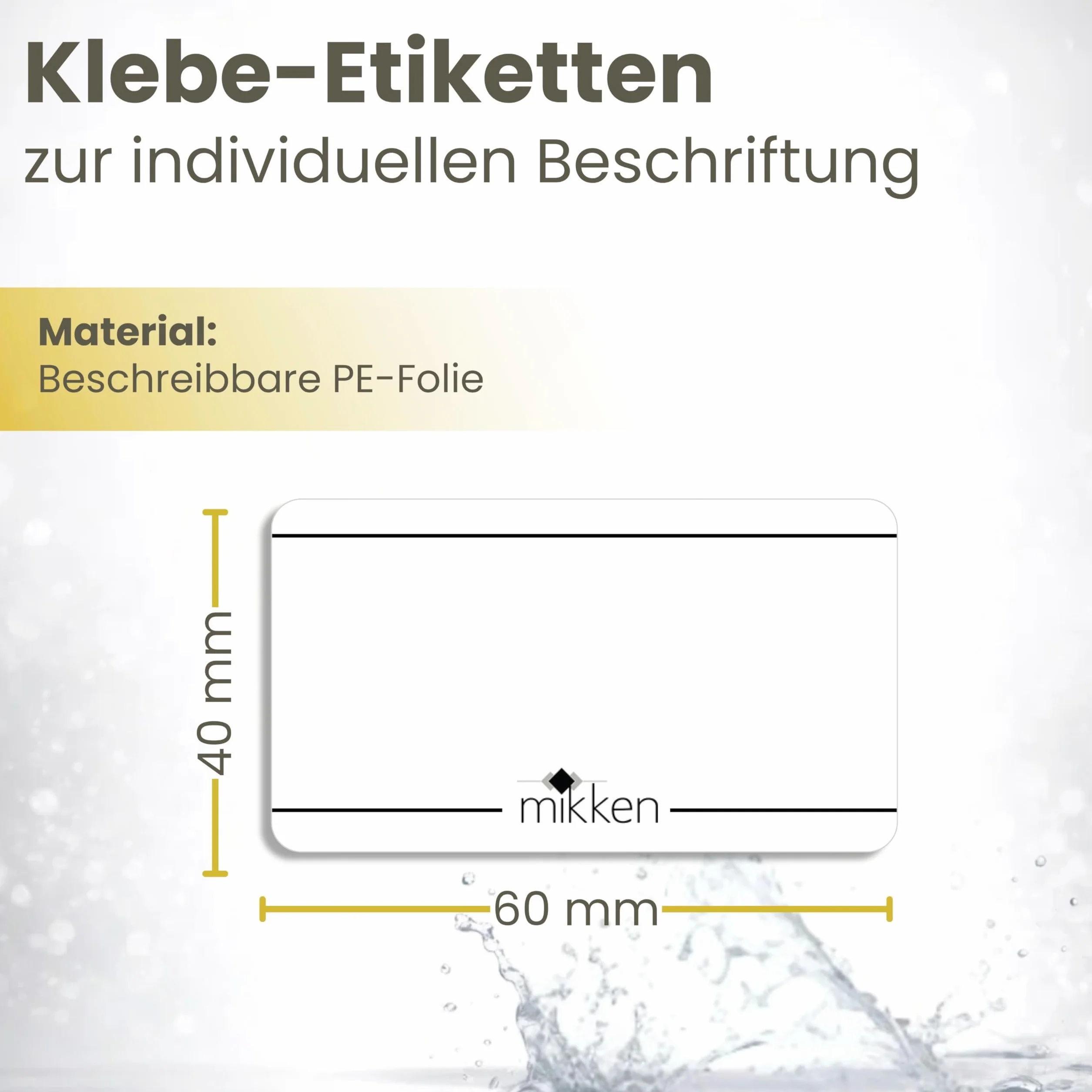 Mikken Brązowe Butelki Szklane 500 ml z Zakrętką