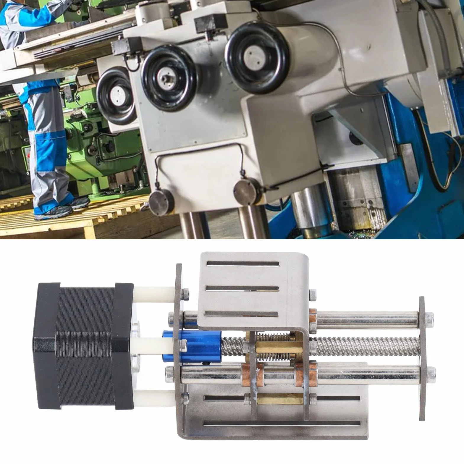CNC Osie Z Zestaw Stołów Przesuwnych 100mm Skok DIY Liniowy Siłownik Sceniczny oś Z Zestaw Siłownika Liniowego do Drukarki 3D i Części do Routera CNC DIY