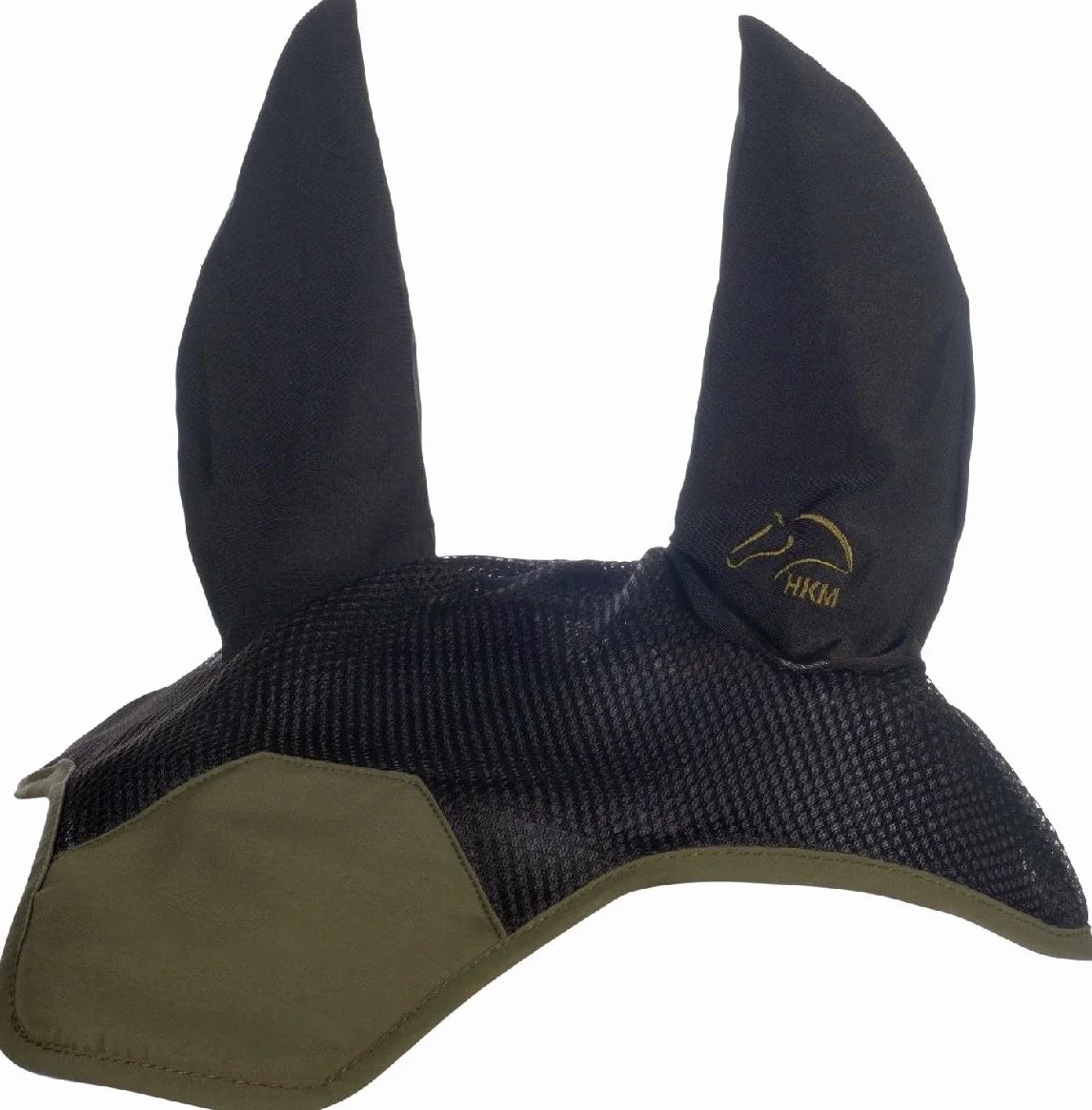 HKM Sports Nauszniki Khaki Pony
