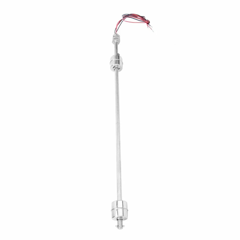 Focket Czujnik poziomu cieczy DC 0-110 V stal nierdzewna podwójny pływak 400 mm