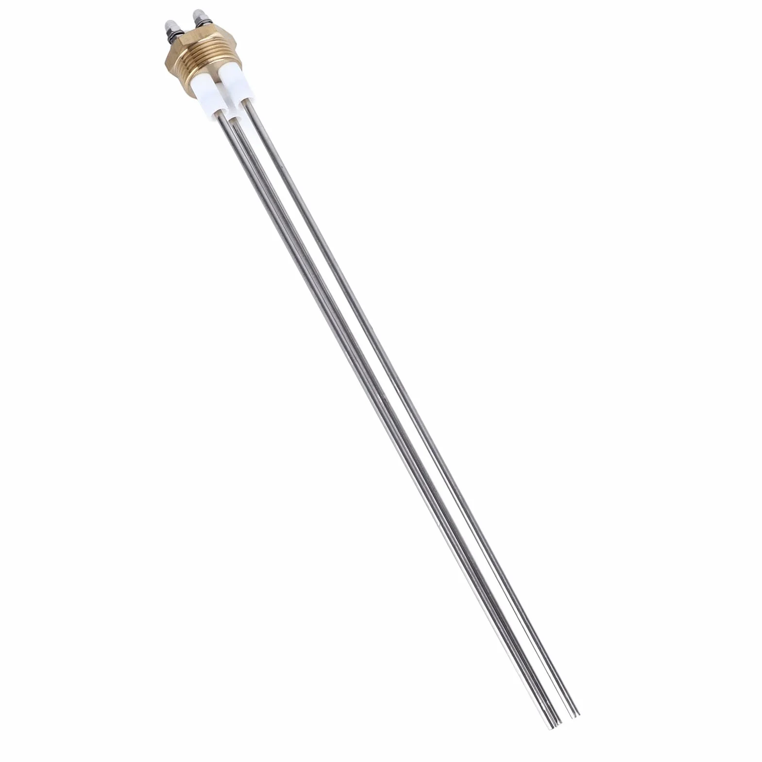 Sonda Poziomu Wody w Bojlerze Miernik Elektroda Pręt 3-pinowy PTFE Mosiądz Stal Nierdzewna, Mocna i Trwała, Temperatura Robocza Nadaje się do Czujnika Poziomu Wody w Bojlerze