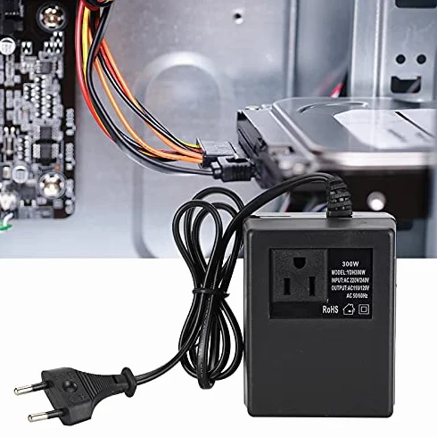 Adapter Zasilania 300W Transformator Mocy Przetwornik Napięcia AC 220V na 110V