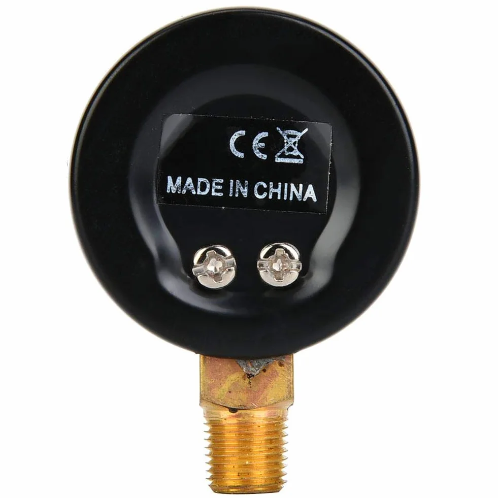 Manometr mechaniczny, manometr BSPT 1/8 cala do powietrza, oleju i wody (0-300 psi, 0-20 bar)