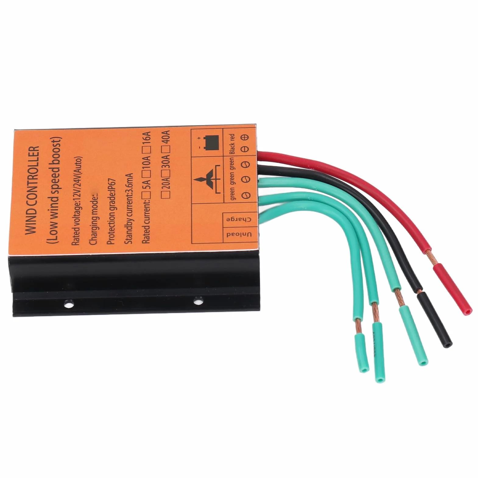 Kontroler ładowania MPPT 12V 24V 40A 300W-1000W Regulator Generatora Wiatrowego