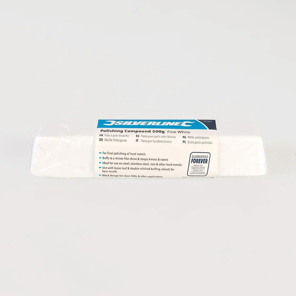 Silverline 107874 Pasta Polerska, Biała, 500 g