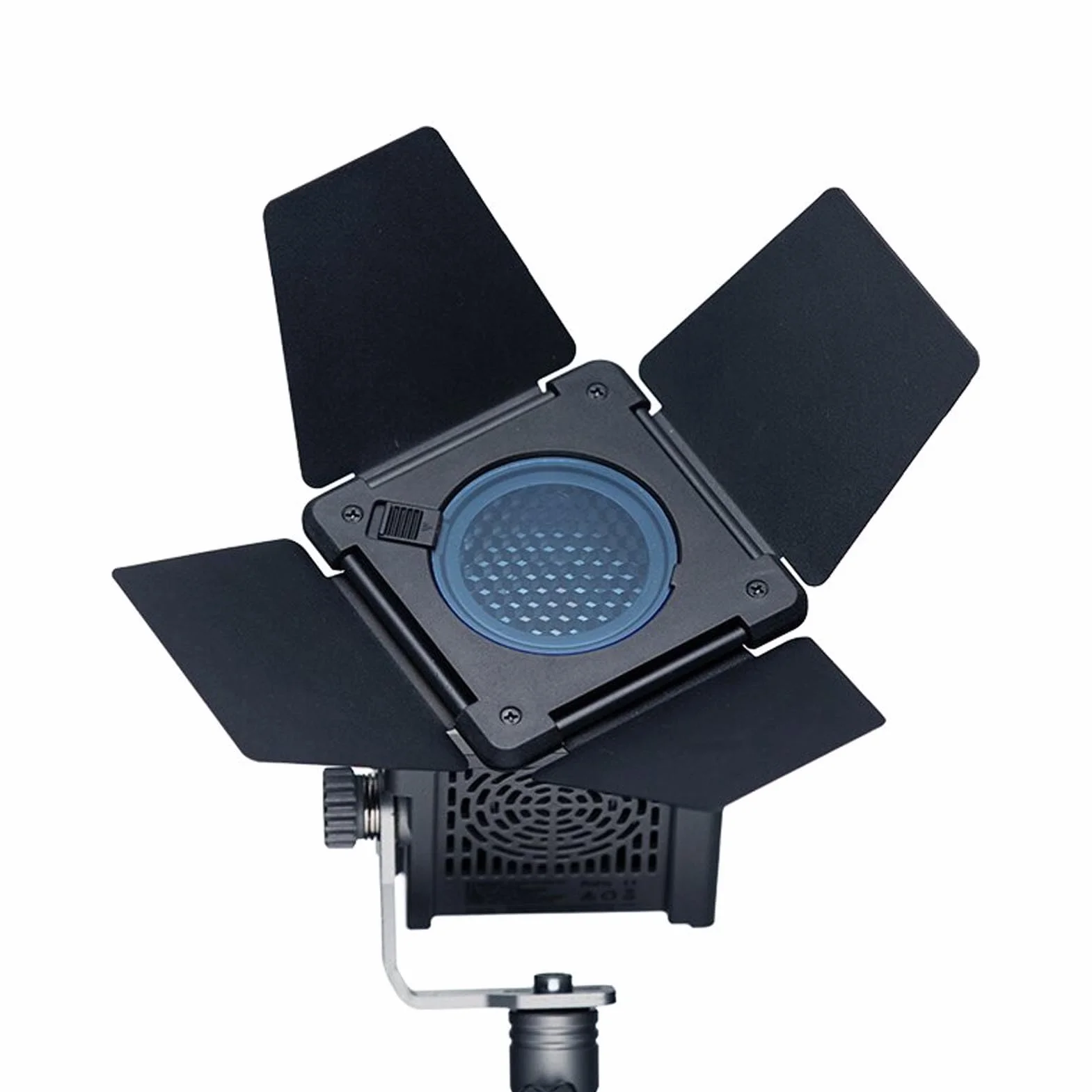 LICAEVEY Zestaw Drzwi do Stodoły Bowens Mount: 4-Leaf Barndoor z siatką o Strukturze Plastra Miodu 30 ° i 4 Kolorowe Filtry żelowe (niebieski, Zielony, Pomarańczowy, fioletowy) dla