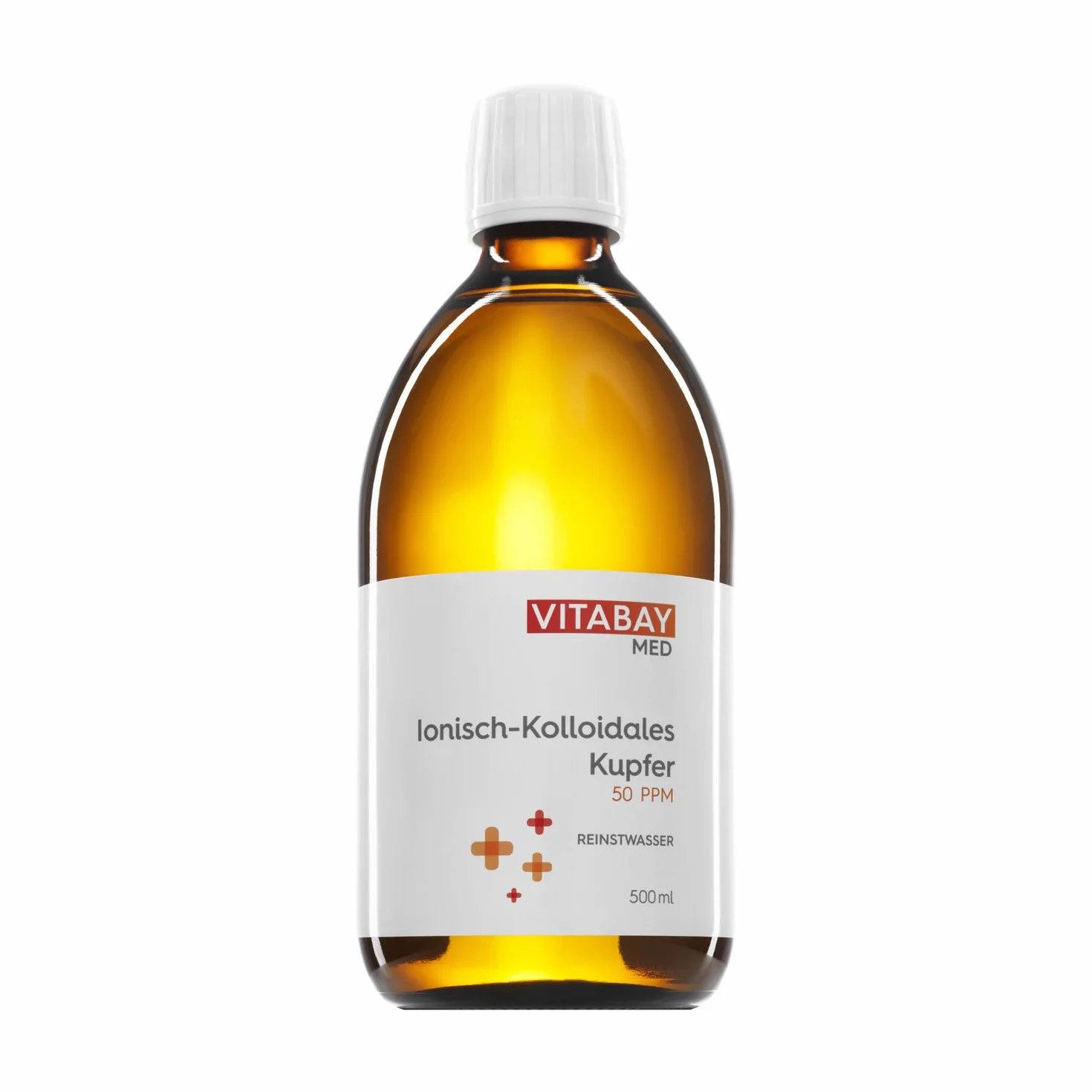 Miedź koloidalna 50 PPM – wysoce skoncentrowana (czystość 99,99%) (500 ml)