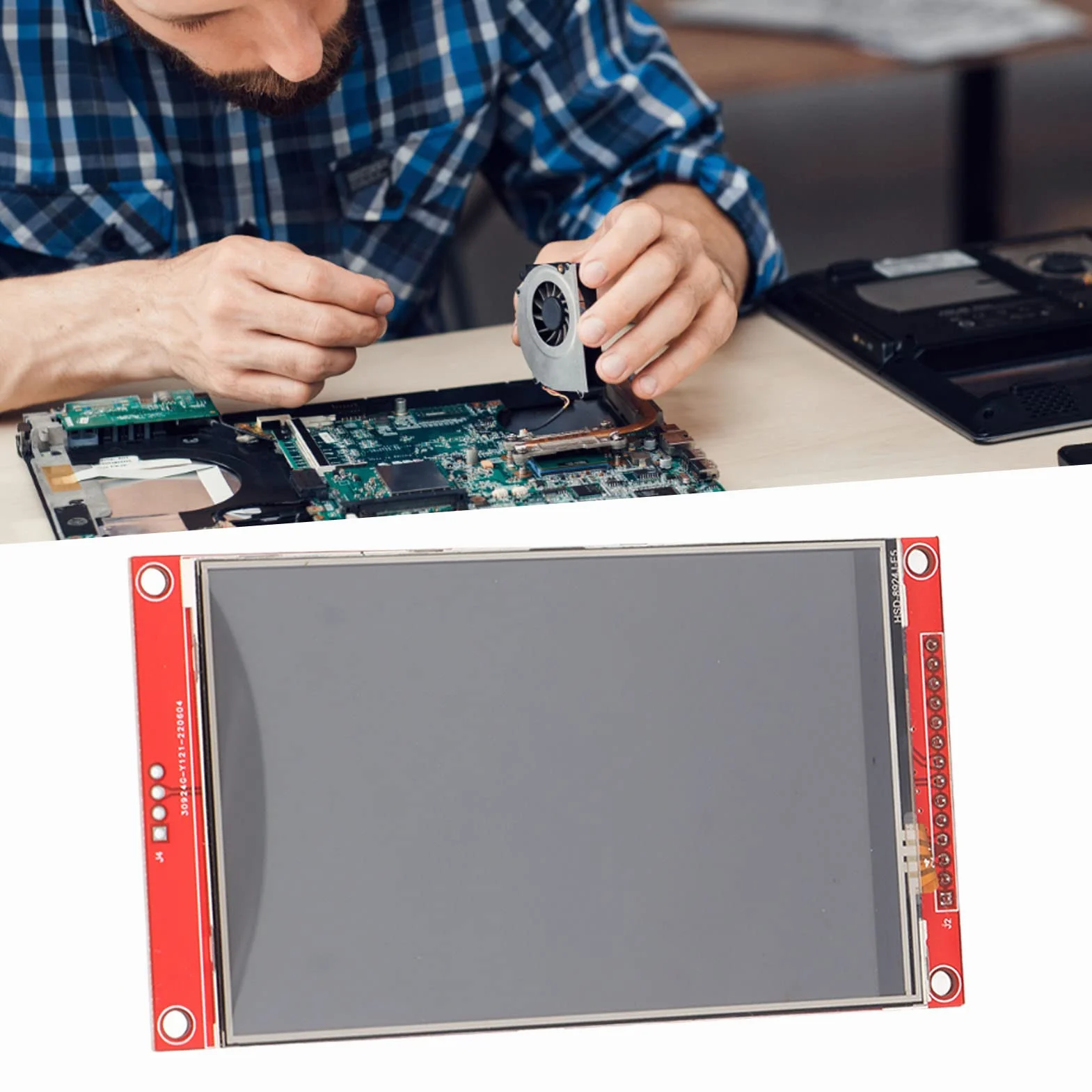 Moduł Wyświetlacza TFT ILI9488 4-calowy Dotykowy LCD SPI do Projektów Mikrokontrolera