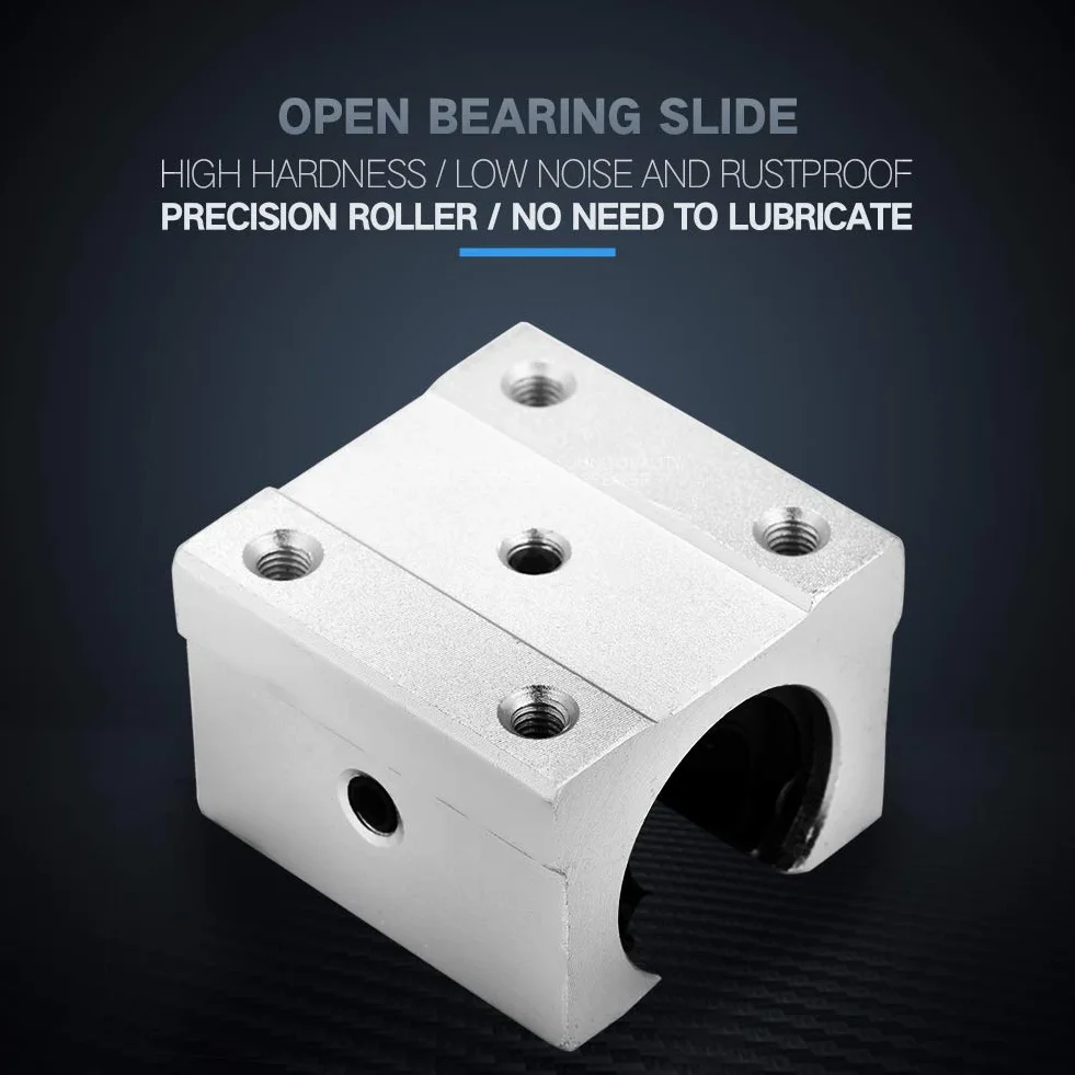 SBR16UU otwarty blok ślizgowy z łożyskiem liniowym 16 mm aluminiowy do CNC